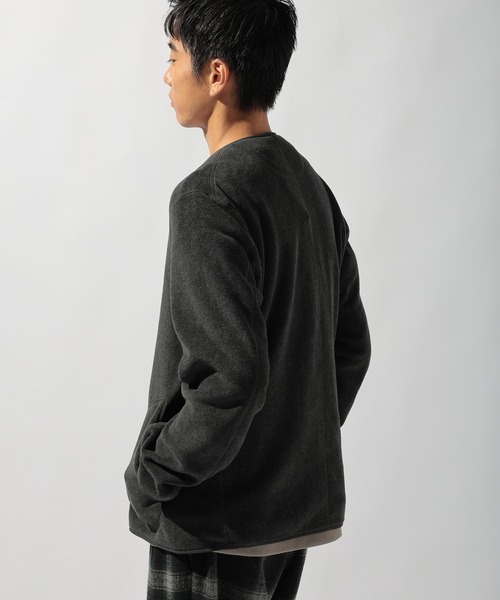 DANTON(ダントン)】FLEECE COLLARLESS JACKET（その他アウター