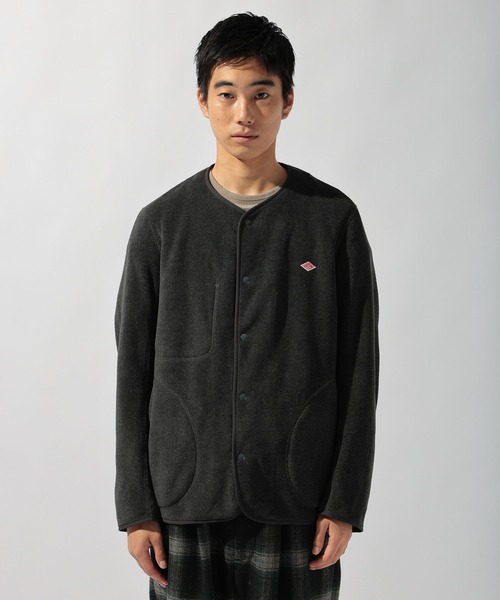 DANTON（ダントン）の「【DANTON(ダントン)】FLEECE COLLARLESS JACKET（その他アウター・メンズ・チャコール/アイボリー・MEDIUM/LARGE）」の9枚目の写真