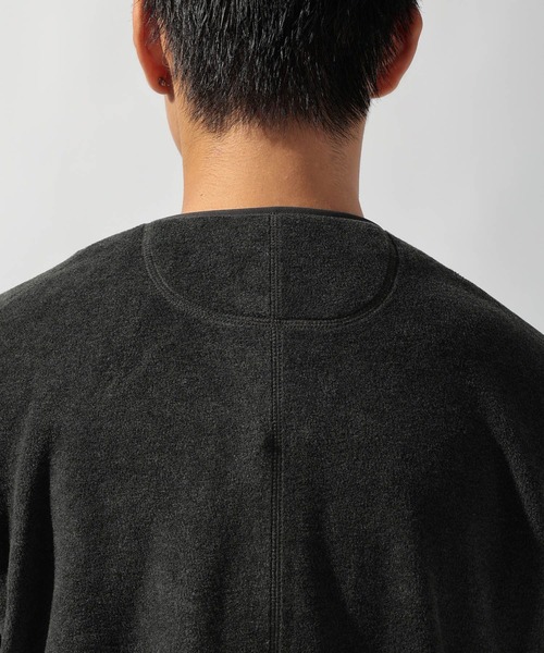 DANTON（ダントン）の「【DANTON(ダントン)】FLEECE COLLARLESS JACKET（その他アウター・メンズ・チャコール/アイボリー・MEDIUM/LARGE）」の12枚目の写真