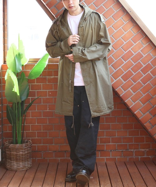 ８(eight)（エイト）の「M51 フィールドパーカー（ミリタリージャケット・メンズ・ブラック/カーキ・XX-SMALL/X-SMALL/SMALL）」の7枚目の写真