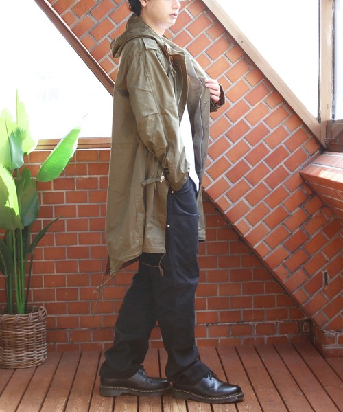 ８(eight)（エイト）の「M51 フィールドパーカー（ミリタリージャケット・メンズ・ブラック/カーキ・XX-SMALL/X-SMALL/SMALL）」の12枚目の写真