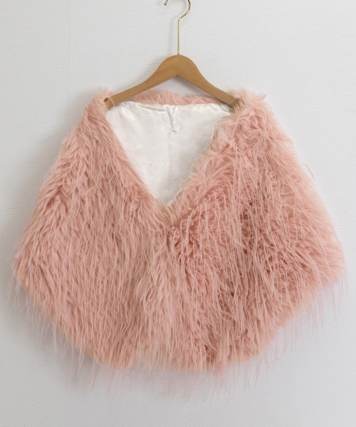 新品未使用　ファーケープ　ショール セール】ファーケープ ファーショール 防寒肩掛け（ストール