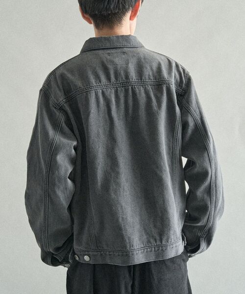 CRAFT STANDARD BOUTIQUE(クラフトスタンダードブティック)の「デニム ZIP UP ジャケット(デニムジャケット・メンズ・ライトインディゴブルー/グレー/インディゴブルー・S/M/L)」の6枚目の写真