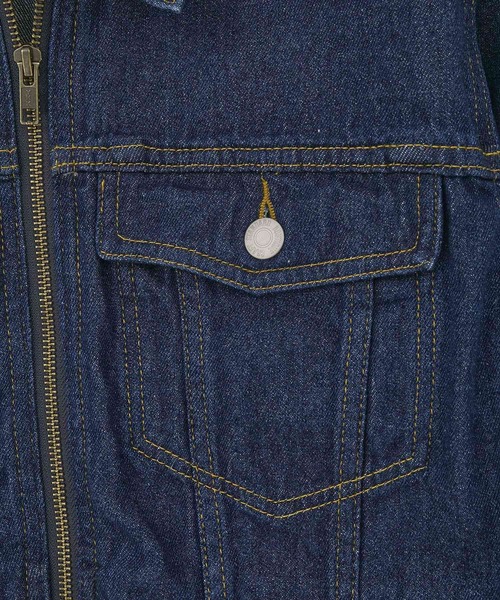 CRAFT STANDARD BOUTIQUE(クラフトスタンダードブティック)の「デニム ZIP UP ジャケット(デニムジャケット・メンズ・ライトインディゴブルー/グレー/インディゴブルー・S/M/L)」の11枚目の写真