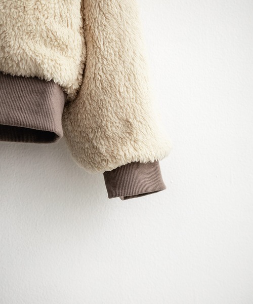 KRIFF MAYER（クリフメイヤー）の「KRIFF MAYER クリフメイヤー2WAY リバーシブル ひっくりフード付きボアジャケット/ロゴ刺繍入りマウンテンパーカー 2514403（マウンテンパーカー・メンズ・ブラック/その他/マルチ/グレイッシュベージュ/カーキ/その他1・M/L/XL）」の21枚目の写真