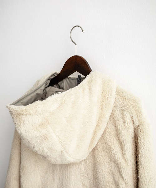 KRIFF MAYER（クリフメイヤー）の「KRIFF MAYER クリフメイヤー2WAY リバーシブル ひっくりフード付きボアジャケット/ロゴ刺繍入りマウンテンパーカー 2514403（マウンテンパーカー・メンズ・ブラック/その他/マルチ/グレイッシュベージュ/カーキ/その他1・M/L/XL）」の16枚目の写真