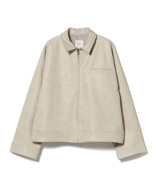 BEAMS HEART(ビームスハート)の「フェイクレザー ジップ ブルゾン(ブルゾン・レディース・ブラウン系その他2/ブラック・MEDIUM/SMALL)」の22枚目の写真