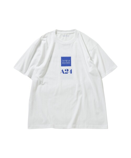bonjour records（ボンジュールレコーズ）の「A24 for bonjour records 『I Saw The TV Glow』Exclusive T-shirt（Tシャツ/カットソー・レディース・ブラック/ホワイト/ホワイト系その他/ホワイト系その他2・L/M/XL）」の4枚目の写真