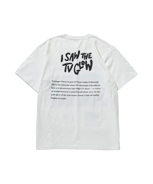 bonjour records（ボンジュールレコーズ）の「A24 for bonjour records 『I Saw The TV Glow』Exclusive T-shirt（Tシャツ/カットソー・レディース・ブラック/ホワイト/ホワイト系その他/ホワイト系その他2・L/M/XL）」の5枚目の写真