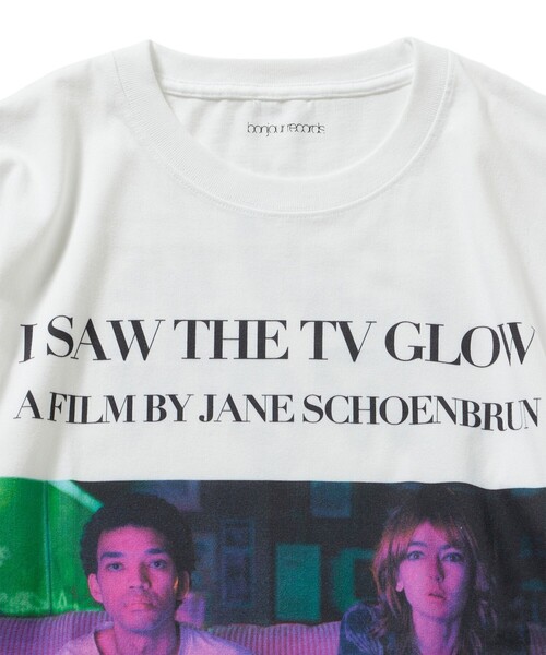 bonjour records（ボンジュールレコーズ）の「A24 for bonjour records 『I Saw The TV Glow』Exclusive T-shirt（Tシャツ/カットソー・レディース・ブラック/ホワイト/ホワイト系その他/ホワイト系その他2・L/M/XL）」の9枚目の写真