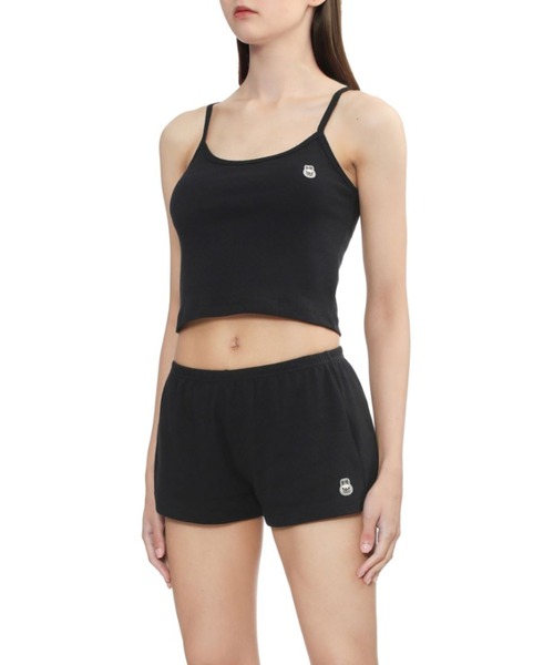 A BATHING APE（アベイシングエイプ）の「BABY DOPPY BADGE POINTELLE CAMISOLE（キャミソール・レディース・ブラック/アイボリー・X-SMALL/SMALL）」の6枚目の写真