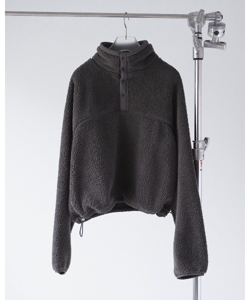 anuke（アンヌーク）の「anuke Boa Blouson（ブルゾン・レディース・グレー/オフホワイト・FREE）」の14枚目の写真