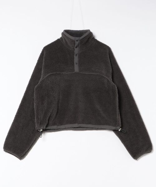 anuke（アンヌーク）の「anuke Boa Blouson（ブルゾン・レディース・グレー/オフホワイト・FREE）」の5枚目の写真