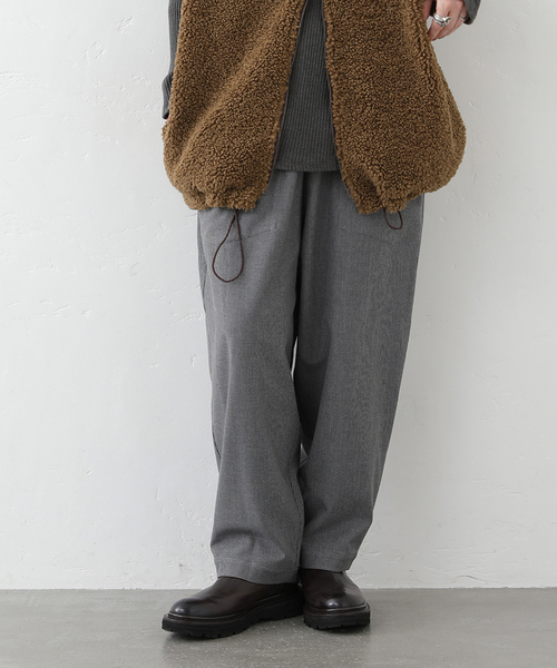 JOURNAL STANDARD LUXE（ジャーナルスタンダード　ラックス）の「TRツイル ポケパンツ（その他パンツ・レディース・グレー/ブラック・SMALL/MEDIUM）」の4枚目の写真