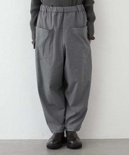 JOURNAL STANDARD LUXE（ジャーナルスタンダード　ラックス）の「TRツイル ポケパンツ（その他パンツ・レディース・グレー/ブラック・SMALL/MEDIUM）」の7枚目の写真