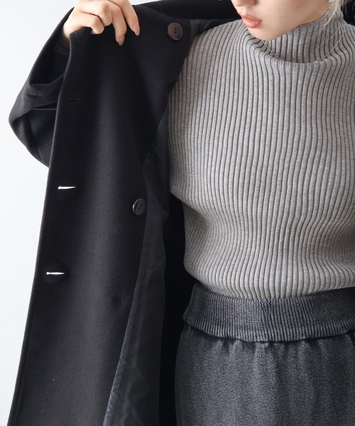 SpRay（スプレイ）の「ミドル丈丈トレンチコート（トレンチコート・レディース・アイボリー/ブラック・FREE）」の20枚目の写真