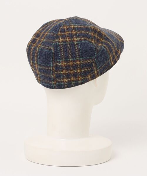 Retter（レッター）の「RETTER/レッター　10oz Tweedy hunt（ハンチング/ベレー帽・レディース・ブラック系その他/インディゴブルー・FREE）」の3枚目の写真