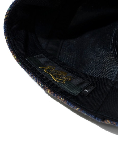 Retter（レッター）の「RETTER/レッター　10oz Tweedy hunt（ハンチング/ベレー帽・レディース・ブラック系その他/インディゴブルー・FREE）」の9枚目の写真