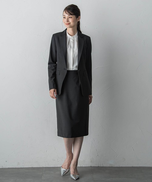 LAUTREAMONT（ロートレアモン）の「バハリエテーラージャケット≪セットアップ対応≫（テーラードジャケット・レディース・ブラック/チャコールグレー・11号/9号/7号）」の16枚目の写真