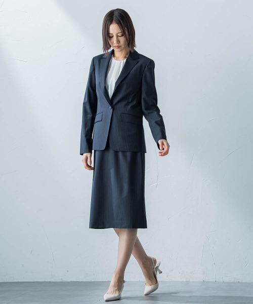 LAUTREAMONT（ロートレアモン）の「バハリエテーラージャケット≪セットアップ対応≫（テーラードジャケット・レディース・ブラック/チャコールグレー・11号/9号/7号）」の4枚目の写真
