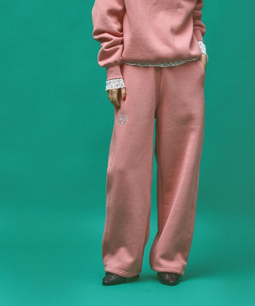 Kappa(カッパ)の「≪Kappa×and ST ウェルネスクラブ≫Heaith&Wellnessデザインスウェットパンツ (ユニセックス)(スウェットパンツ・レディース・ピンク/ブラック/ホワイト/グレー・SMALL/MEDIUM/LARGE)」の7枚目の写真