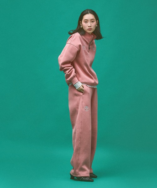 Kappa(カッパ)の「≪Kappa×and ST ウェルネスクラブ≫Heaith&Wellnessデザインスウェットパンツ (ユニセックス)(スウェットパンツ・レディース・ピンク/ブラック/ホワイト/グレー・SMALL/MEDIUM/LARGE)」の12枚目の写真