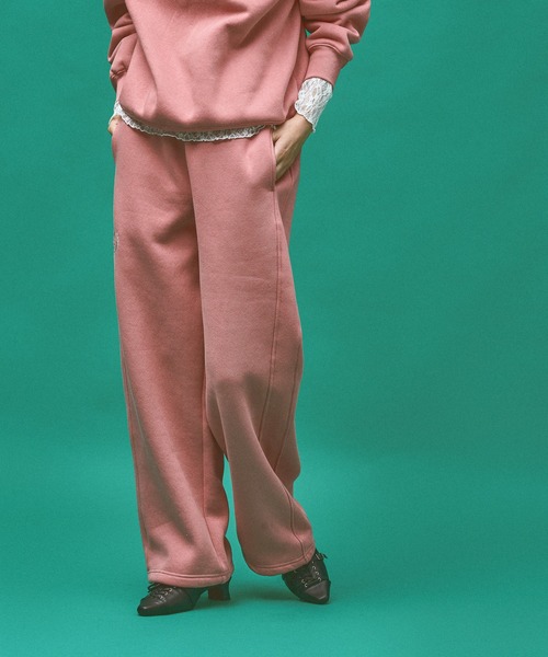 Kappa(カッパ)の「≪Kappa×and ST ウェルネスクラブ≫Heaith&Wellnessデザインスウェットパンツ (ユニセックス)(スウェットパンツ・レディース・ピンク/ブラック/ホワイト/グレー・SMALL/MEDIUM/LARGE)」の5枚目の写真