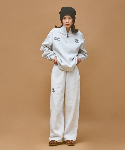 Kappa(カッパ)の「≪Kappa×and ST ウェルネスクラブ≫Heaith&Wellnessデザインスウェットパンツ (ユニセックス)(スウェットパンツ・レディース・ピンク/ブラック/ホワイト/グレー・SMALL/MEDIUM/LARGE)」の14枚目の写真