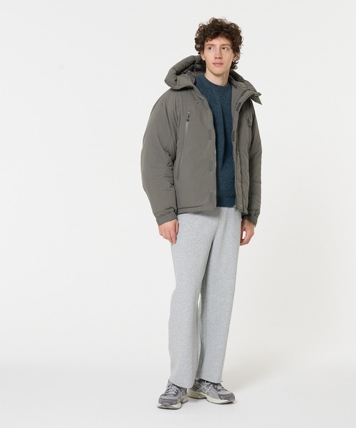 coca（coca）（コカ）の「ナイロンタッサー中綿フードブルゾン（ブルゾン・メンズ・グレー/ブラック・L/M/XL）」の3枚目の写真