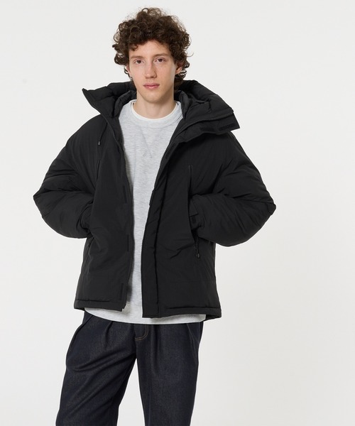 セール】ナイロンタッサー中綿フードブルゾン（ブルゾン）｜coca（coca