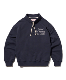 AECA（エイカ）の「BETTER HALF ZIP UP SWEAT SHIRTS-NAVY（パーカー）」