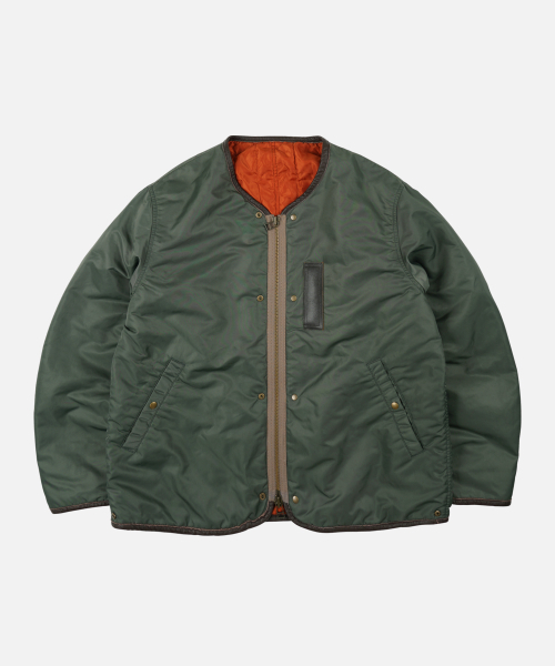 FRIZMWORKS(フリズムワークス)の「REVERSIBLE MA-1 LINER JACKET _ OLIVE(ブルゾン・メンズ・その他・LARGE/X-LARGE/SMALL/MEDIUM)」の1枚目の写真
