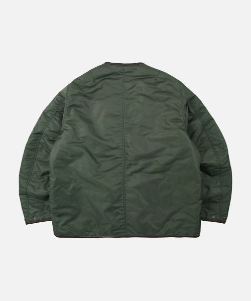 FRIZMWORKS(フリズムワークス)の「REVERSIBLE MA-1 LINER JACKET _ OLIVE(ブルゾン・メンズ・その他・LARGE/X-LARGE/SMALL/MEDIUM)」の4枚目の写真