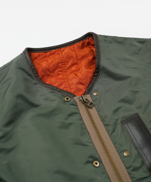 FRIZMWORKS(フリズムワークス)の「REVERSIBLE MA-1 LINER JACKET _ OLIVE(ブルゾン・メンズ・その他・LARGE/X-LARGE/SMALL/MEDIUM)」の6枚目の写真