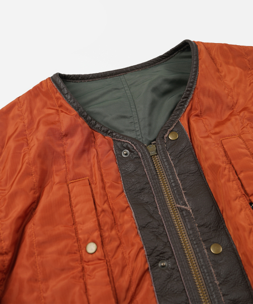 FRIZMWORKS(フリズムワークス)の「REVERSIBLE MA-1 LINER JACKET _ OLIVE(ブルゾン・メンズ・その他・LARGE/X-LARGE/SMALL/MEDIUM)」の2枚目の写真