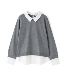 EPOCA（エポカ）の「プリーツケープジップニット（ニット/セーター