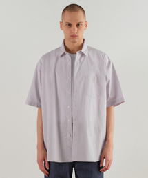 MUSINSA STANDARD（ムシンサスタンダード）の「Relaxed Soft Poplin Short Sleeve Shirt [Purple Gray]（シャツ/ブラウス・メンズ）」
