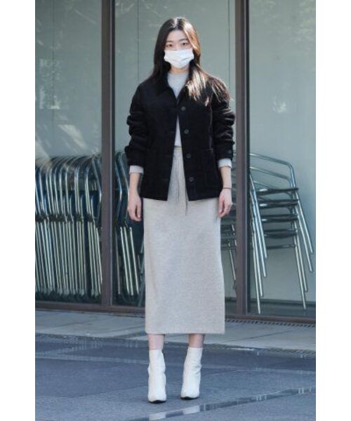 MUSINSA STANDARD WOMAN（ムシンサスタンダードウーマン）の「ウィメンズフラットテリースウェットロングスカート[ミディアムグレー]（スカート・レディース・その他・MEDIUM/LARGE/X-SMALL/SMALL）」の6枚目の写真