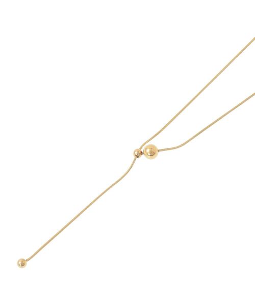 AMERICAN HOLIC（アメリカンホリック）の「【ステンレス】 スライド ネックレス（ネックレス・レディース・シルバー/ゴールド・FREE）」の10枚目の写真