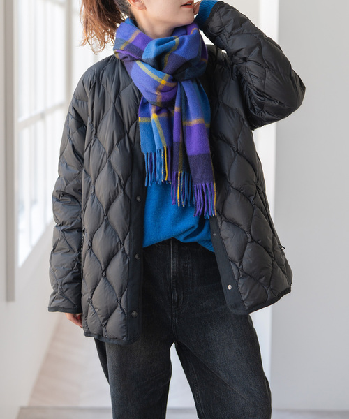 Spick & Span(スピックアンドスパン)の「《追加》TAION / タイオン *Spick別注キルティングブルゾン(ダウンジャケット/コート・レディース・ブラック/キャメル/ベージュ・FREE)」の8枚目の写真