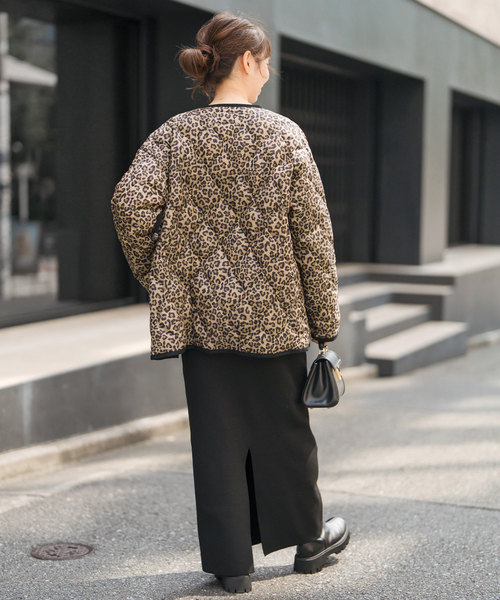 Spick & Span(スピックアンドスパン)の「《追加》TAION / タイオン *Spick別注キルティングブルゾン(ダウンジャケット/コート・レディース・ブラック/キャメル/ベージュ・FREE)」の19枚目の写真