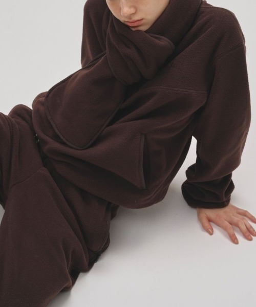 TODAYFUL/トゥデイフル] ハーフジップ フリースプルオーバー（その他