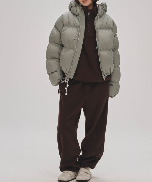 TODAYFUL（トゥデイフル）の「[TODAYFUL/トゥデイフル] ハーフジップ フリースプルオーバー（その他アウター・レディース・ネイビー/ダークブラウン・F）」の4枚目の写真