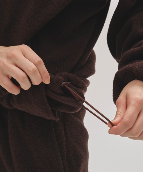 TODAYFUL（トゥデイフル）の「[TODAYFUL/トゥデイフル] ハーフジップ フリースプルオーバー（その他アウター・レディース・ネイビー/ダークブラウン・F）」の10枚目の写真