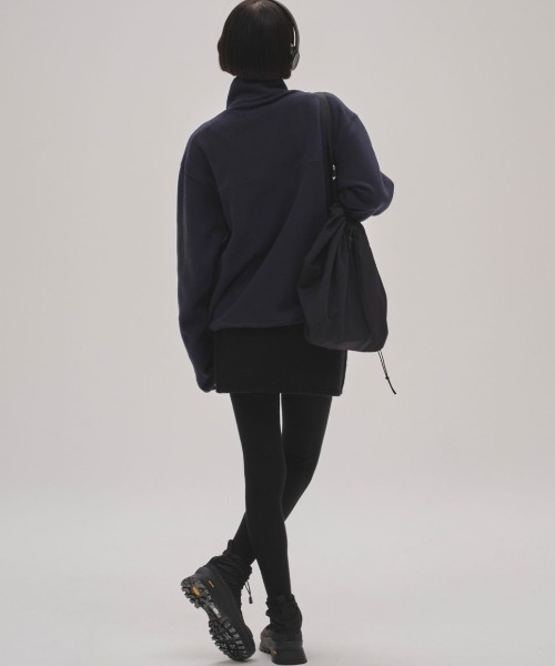 TODAYFUL（トゥデイフル）の「[TODAYFUL/トゥデイフル] ハーフジップ フリースプルオーバー（その他アウター・レディース・ネイビー/ダークブラウン・F）」の16枚目の写真