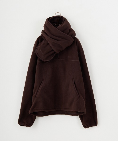 TODAYFUL/トゥデイフル] ハーフジップ フリースプルオーバー（その他