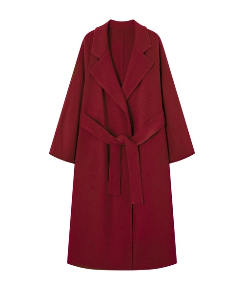 ビックカラーメルトンチェスターコート（テーラードジャケット