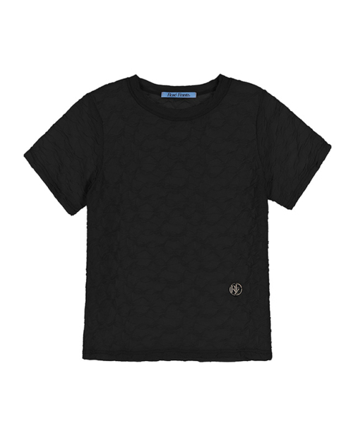 ROSEFRANTZ（ロゼフランツ）の「Wrinkle Slimfit T-shirt [Black]（Tシャツ/カットソー・レディース・ブラック・OS）」の4枚目の写真