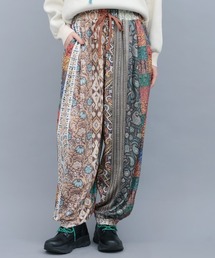 チチカカ | ファブリックプリント&ブラックパンツ(その他パンツ)