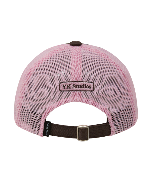 WaiKei(ワイケイ)の「デタッチャブルビーズストリングメッシュボールキャップブラウン(キャップ・レディース・その他・FREE)」の3枚目の写真